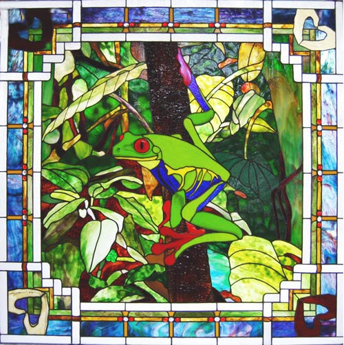 Visit the Grotto of Hope, the stained glass chapel which will feature 36 stained glass windows
